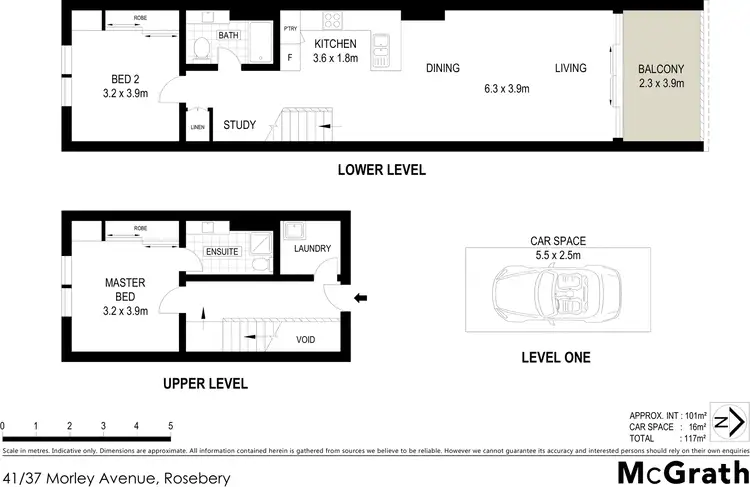 Floorplan of Homely apartment listing, 41/37 Morley Avenue, Rosebery NSW 2018