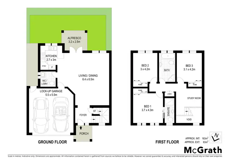 Floorplan of Homely townhouse listing, 6/19 Warrigal Street, Blackwall NSW 2256