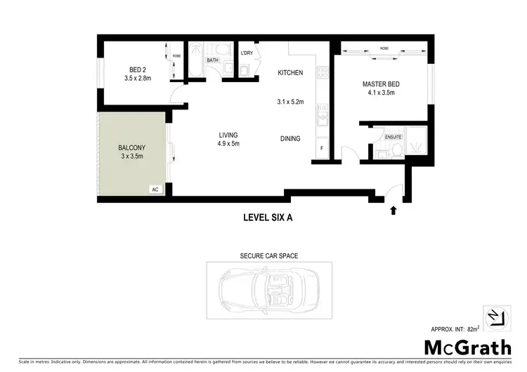 Floorplan of Homely apartment listing, 6055/2E Porter Street, Ryde NSW 2112