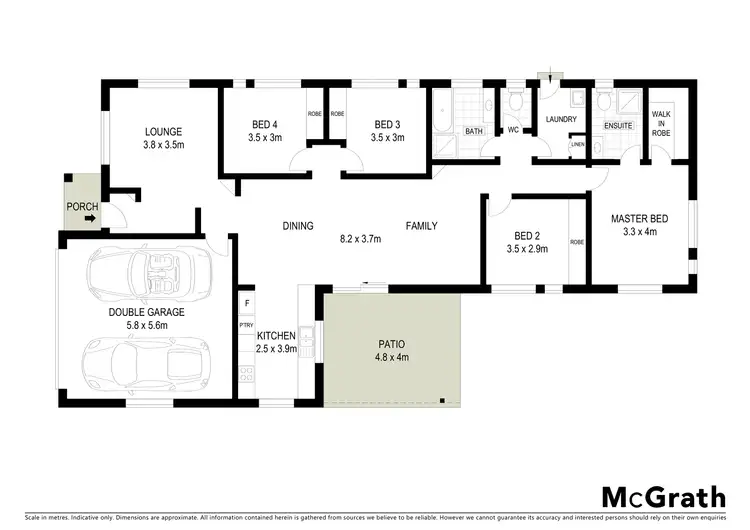 Floorplan of Homely house listing, 11 Keeper Court, Mount Louisa QLD 4814