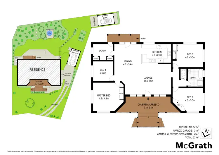 Floorplan of Homely house listing, 8 Valley Breeze Court, Coes Creek QLD 4560