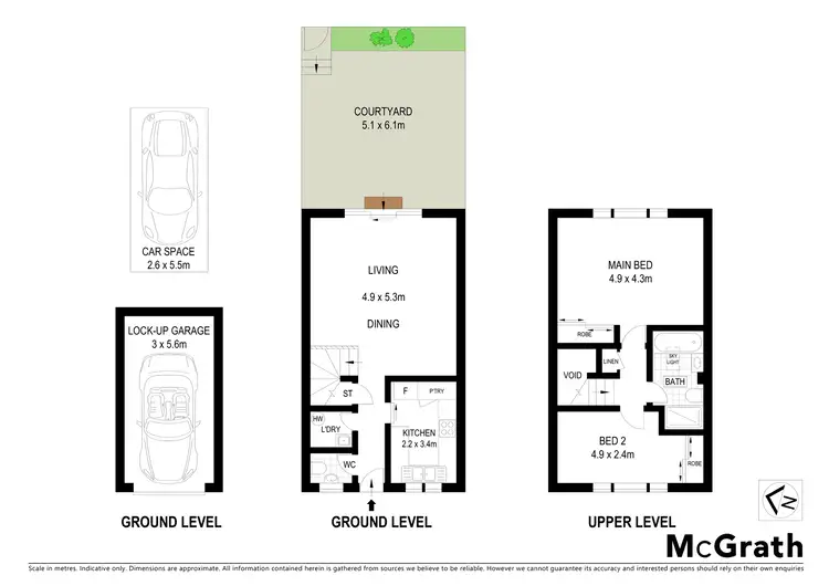 Floorplan of Homely townhouse listing, 45/25 Taranto Road, Marsfield NSW 2122