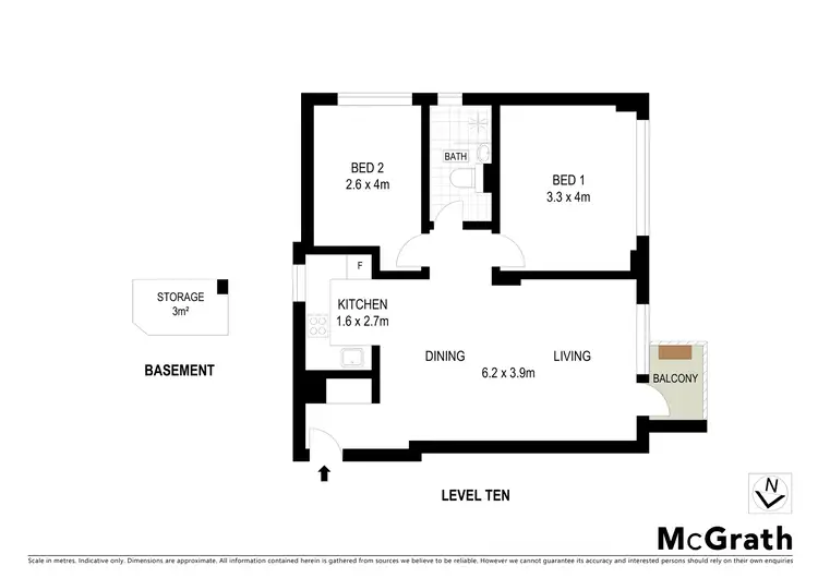 Floorplan of Homely apartment listing, 40/8 Fullerton Street, Woollahra NSW 2025