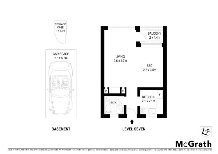Floorplan of Homely apartment listing, 706/15 Wyagdon Street, Neutral Bay NSW 2089