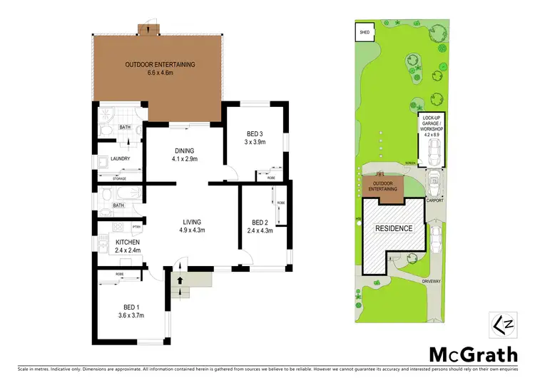Floorplan of Homely house listing, 9 Prosper Street, Condell Park NSW 2200