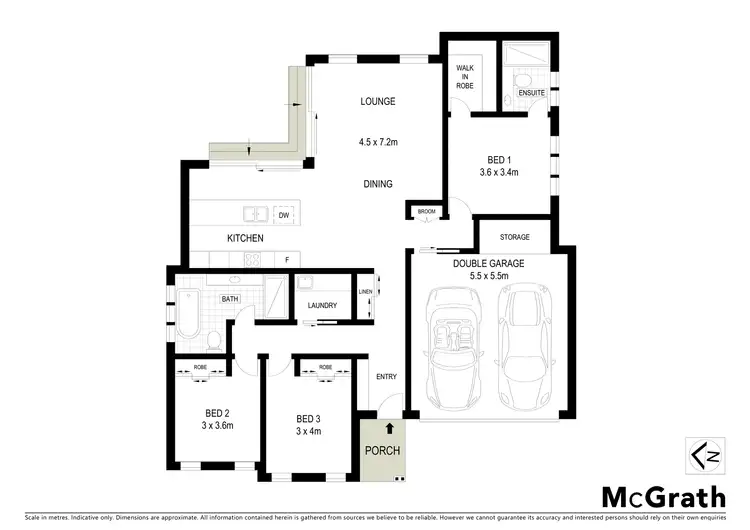 Floorplan of Homely house listing, 1 Lucia Crescent, Cameron Park NSW 2285