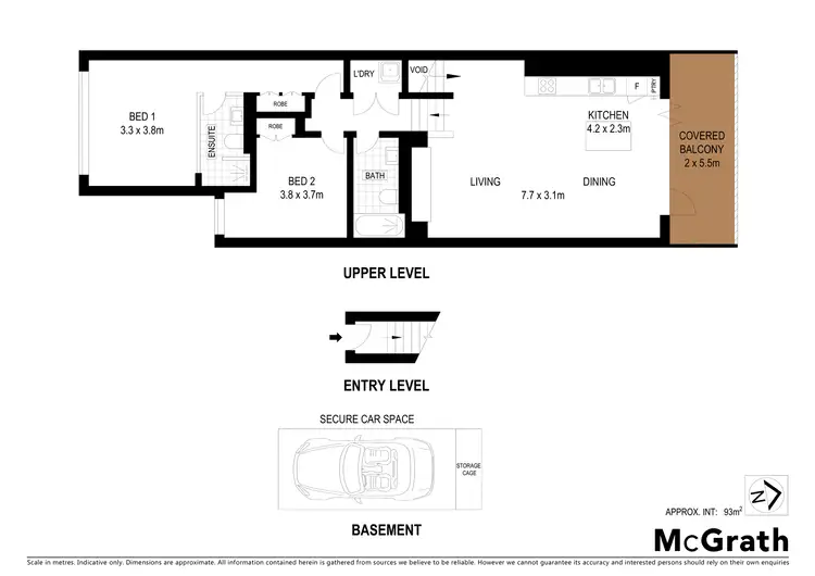 Floorplan of Homely apartment listing, 28/13 Oatley Road, Paddington NSW 2021