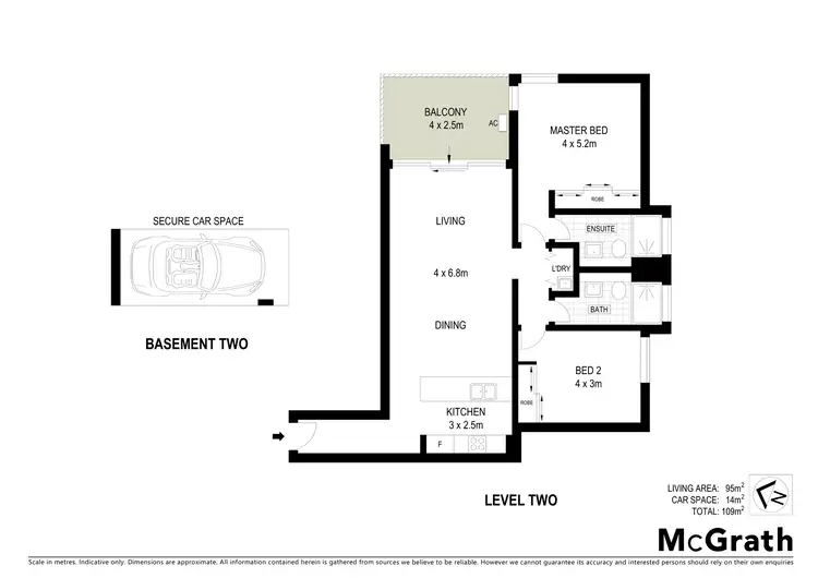 Floorplan of Homely apartment listing, 207/33 Devonshire Street, Chatswood NSW 2067
