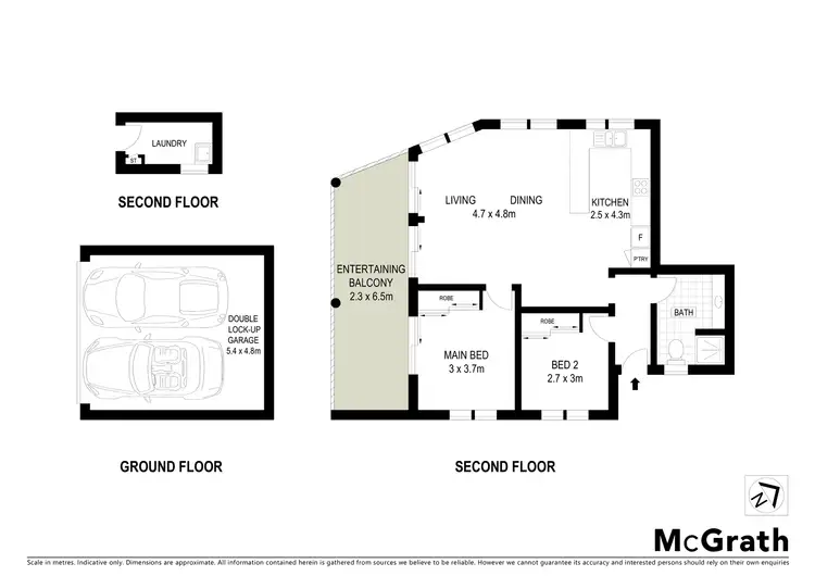 Floorplan of Homely apartment listing, 3/15 Victoria Parade, Nelson Bay NSW 2315