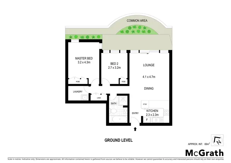 Floorplan of Homely apartment listing, 26/11 Howitt Street, Kingston ACT 2604