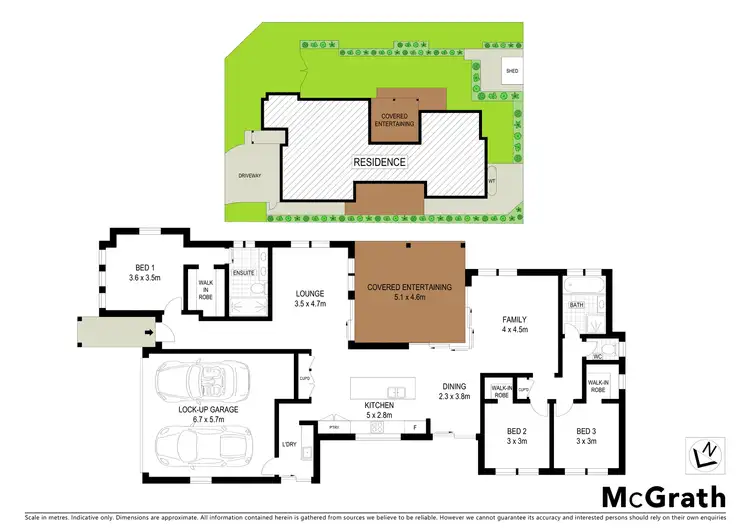 Floorplan of Homely house listing, 1 Amber Court, Port Macquarie NSW 2444