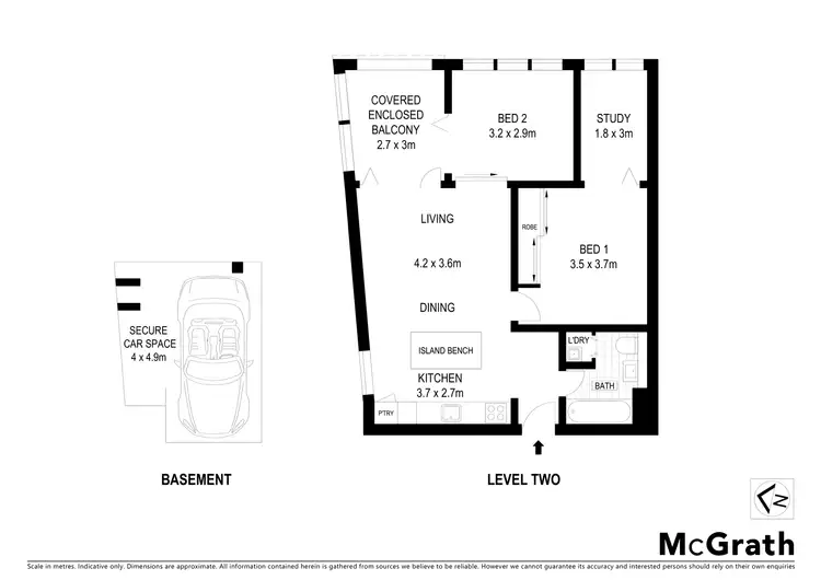Floorplan of Homely apartment listing, 7/333 Crown Street, Surry Hills NSW 2010
