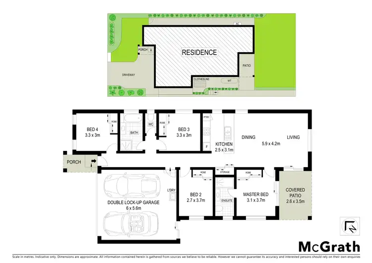 Floorplan of Homely house listing, 6 Violet Avenue, Springfield Lakes QLD 4300