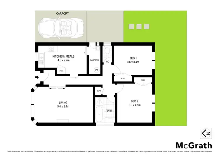 Floorplan of Homely unit listing, 3/51 Middleborough Road, Burwood VIC 3125