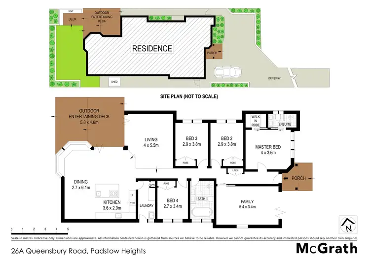 Floorplan of Homely house listing, 26A Queensbury Road, Padstow Heights NSW 2211
