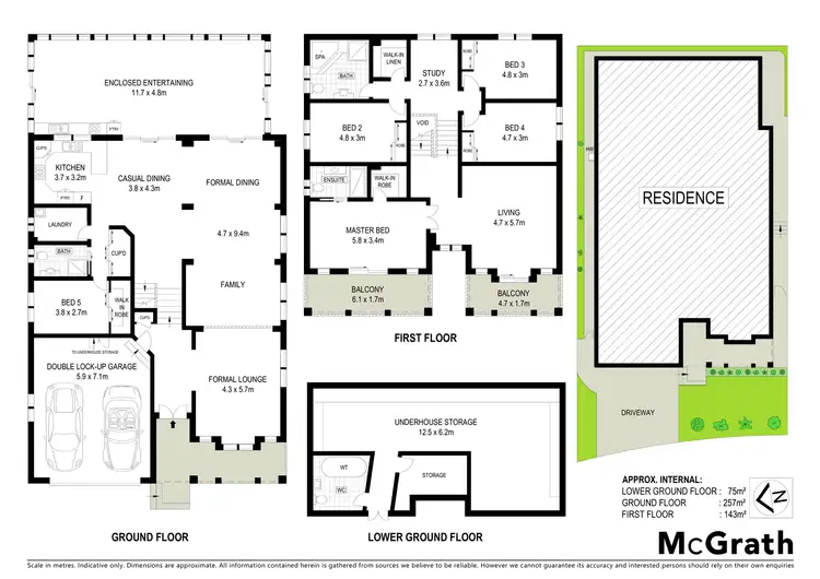 Floorplan of Homely house listing, 76 Roth Street, Casula NSW 2170