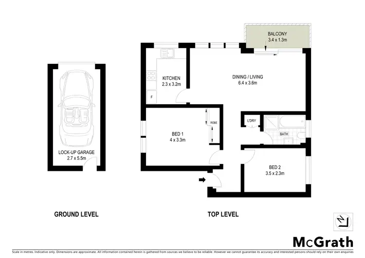Floorplan of Homely apartment listing, 5/24 Moodie Street, Cammeray NSW 2062