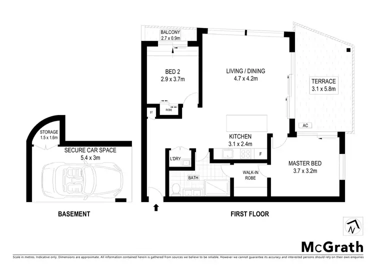 Floorplan of Homely apartment listing, 15/7 Shackel Avenue, Brookvale NSW 2100