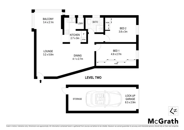 Floorplan of Homely apartment listing, 5/133 Boundary Street, Clovelly NSW 2031