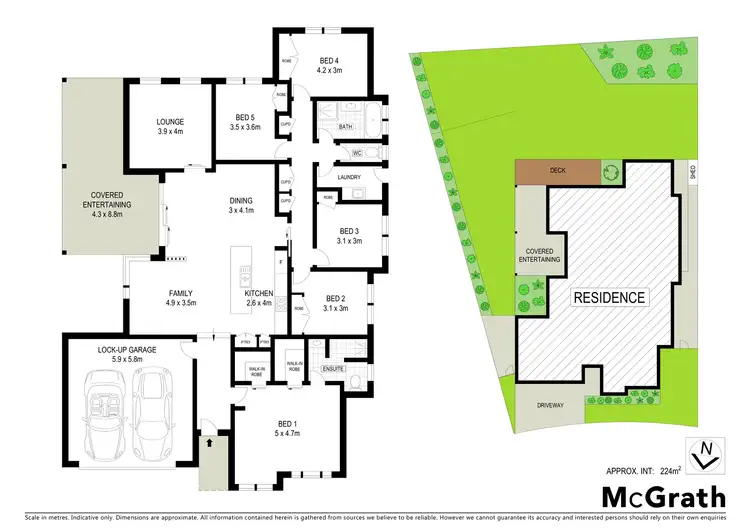 Floorplan of Homely house listing, 112 Capital Drive, Port Macquarie NSW 2444