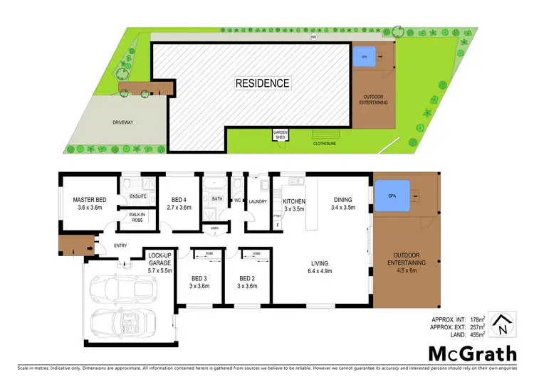 Floorplan of Homely house listing, 8 Wanderer Crescent, Springfield Lakes QLD 4300