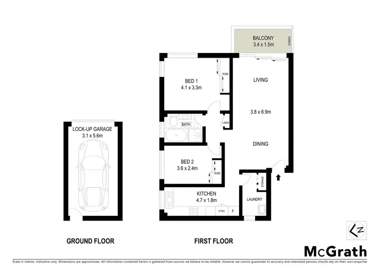 Floorplan of Homely apartment listing, 4/38 Judd Street, Cronulla NSW 2230