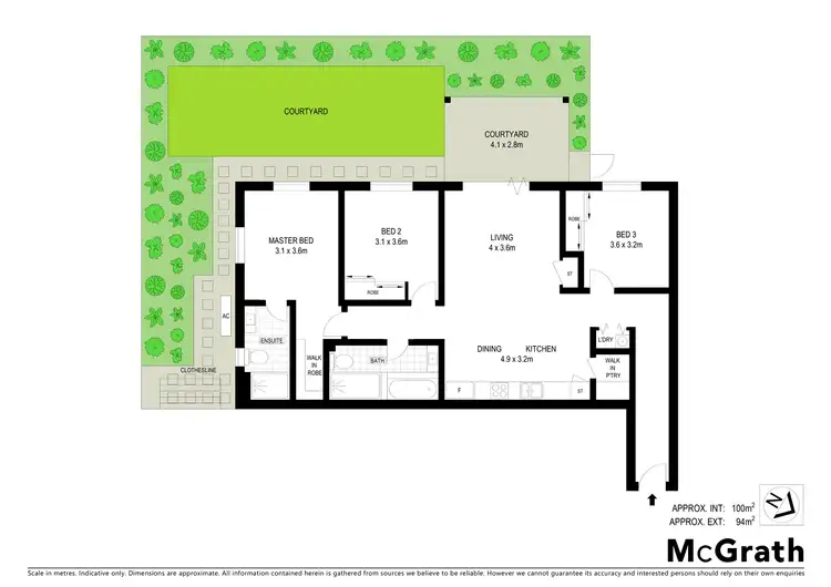 Floorplan of Homely apartment listing, 1/107 Hurdcotte Street, Gaythorne QLD 4051