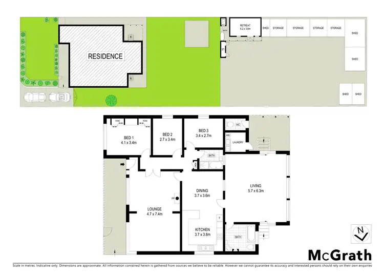 Floorplan of Homely house listing, 94 Simmat Avenue, Condell Park NSW 2200