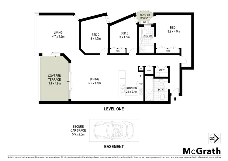 Floorplan of Homely apartment listing, 103/15-17 Harrison Street, Cremorne NSW 2090