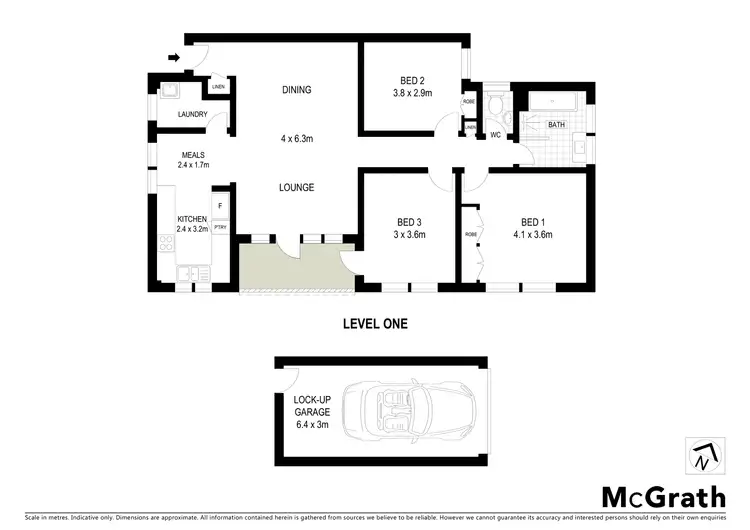 Floorplan of Homely apartment listing, 16/11 Selwyn Street, Wollstonecraft NSW 2065