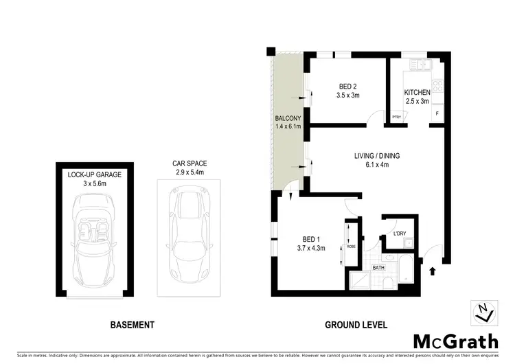 Floorplan of Homely apartment listing, 1/2 St Annes Street, Ryde NSW 2112