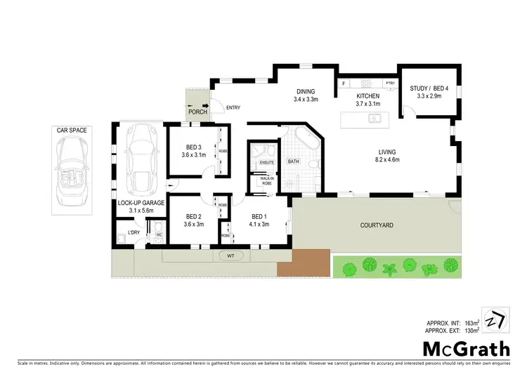 Floorplan of Homely villa listing, 1/3 Karooah Avenue, Blue Bay NSW 2261