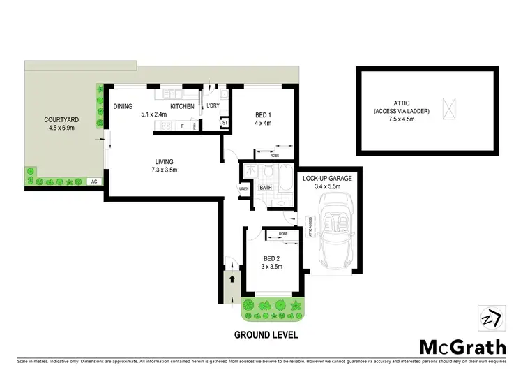 Floorplan of Homely villa listing, 4/14 Holt Road, Sylvania NSW 2224