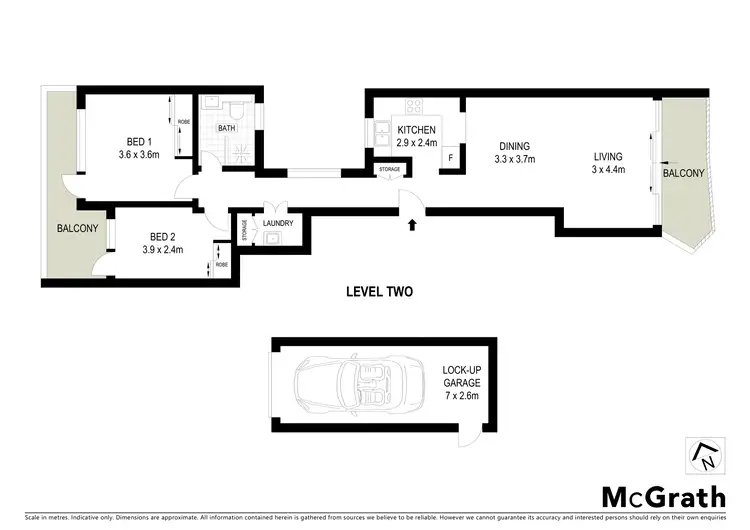 Floorplan of Homely unit listing, 10/46 The Grand Parade, Brighton-le-sands NSW 2216