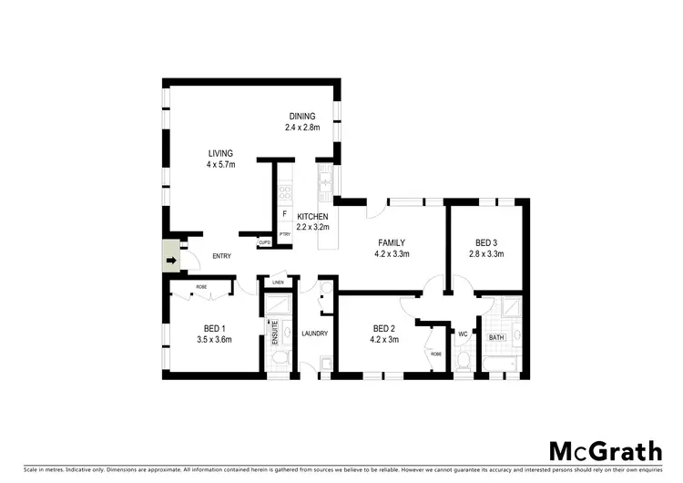 Floorplan of Homely house listing, 57 Gascoyne Circuit, Kaleen ACT 2617