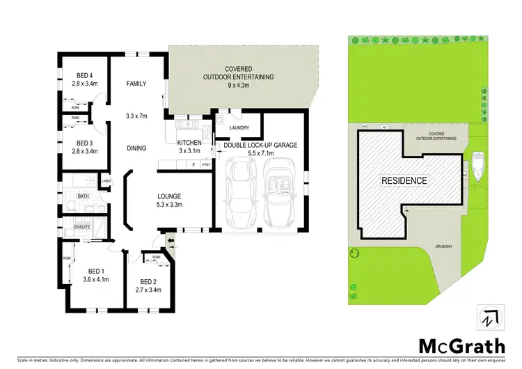 Floorplan of Homely house listing, 16 Niland Place, Edensor Park NSW 2176