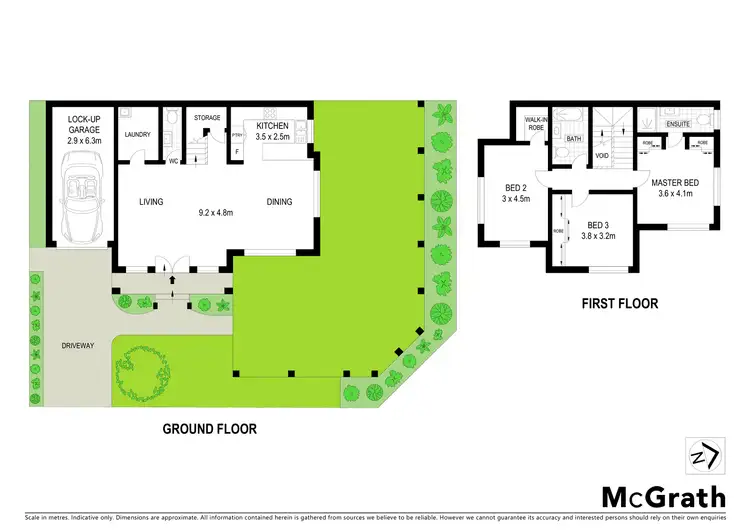 Floorplan of Homely townhouse listing, 53 Cragg Street, Condell Park NSW 2200
