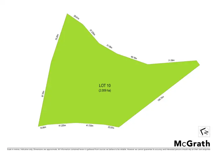 Floorplan of Homely land listing, Lot 10 515 Spring Creek Road, Mount Hunter NSW 2570