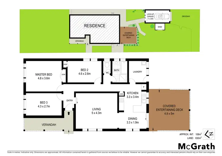 Floorplan of Homely house listing, 51 Barralong Road, Erina NSW 2250