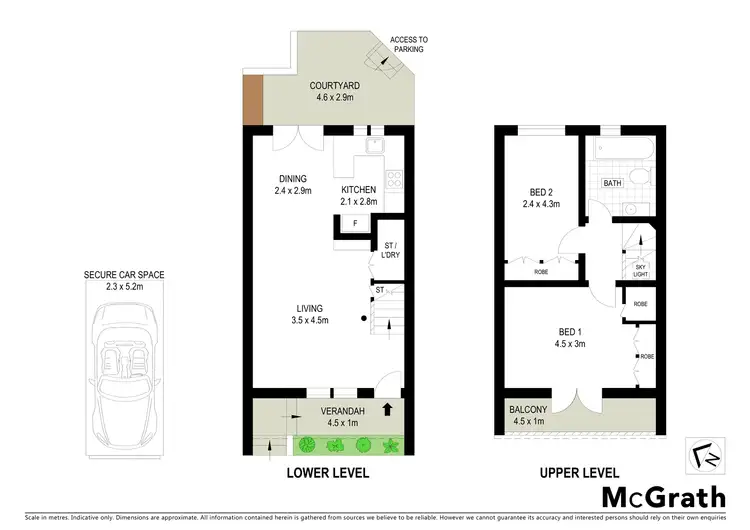 Floorplan of Homely apartment listing, 2/120 Commonwealth Street, Surry Hills NSW 2010