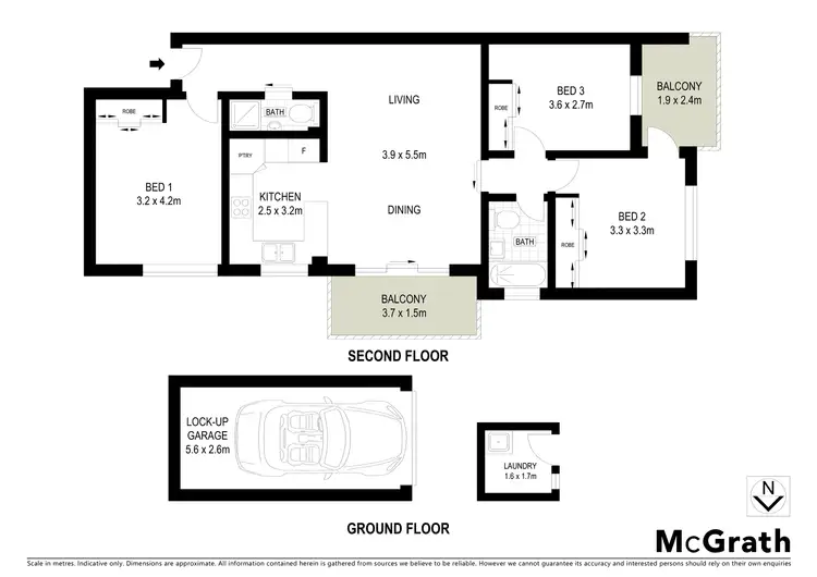 Floorplan of Homely apartment listing, 5/61 Wentworth Street, Randwick NSW 2031