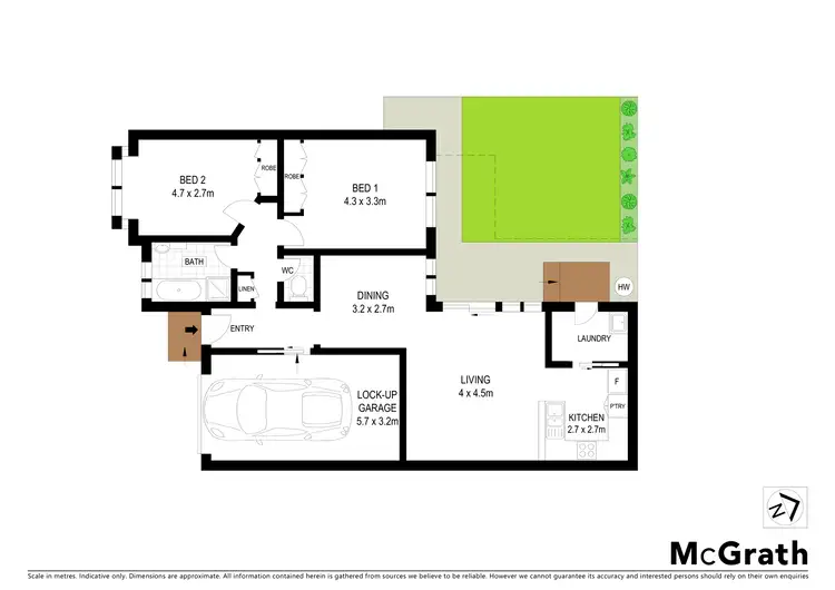Floorplan of Homely villa listing, 3/44 Date Street, Adamstown NSW 2289