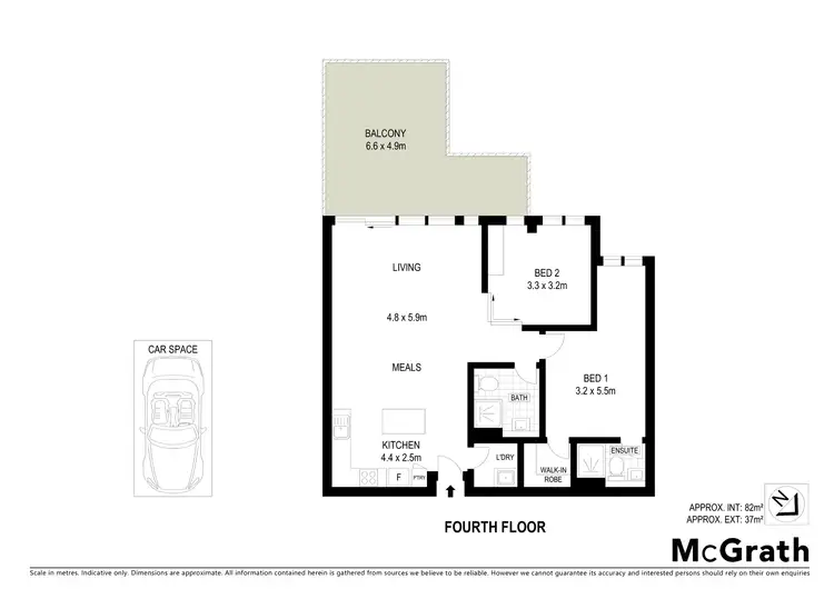Floorplan of Homely apartment listing, 404/216 Rouse Street, Port Melbourne VIC 3207