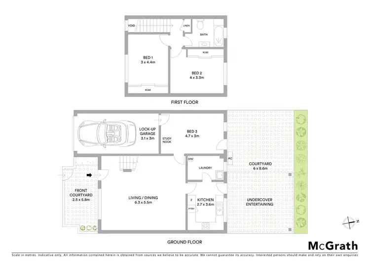 Floorplan of Homely townhouse listing, 7/7 Melrose Avenue, Sylvania NSW 2224