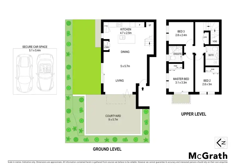 Floorplan of Homely townhouse listing, 6/21 Pine Avenue, Brookvale NSW 2100