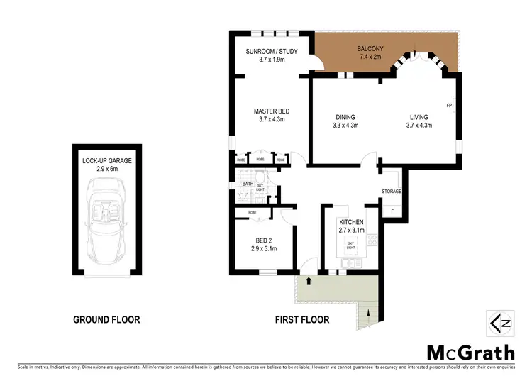 Floorplan of Homely apartment listing, 1/57 Wycombe Road, Neutral Bay NSW 2089