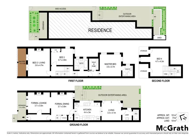 Floorplan of Homely house listing, 14 Fitzroy Avenue, Balmain NSW 2041