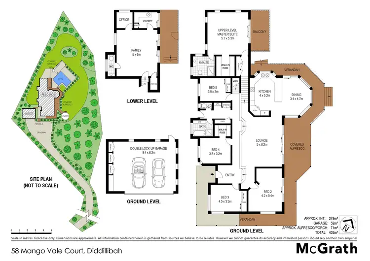 Floorplan of Homely house listing, 58 Mango Vale Court, Diddillibah QLD 4559