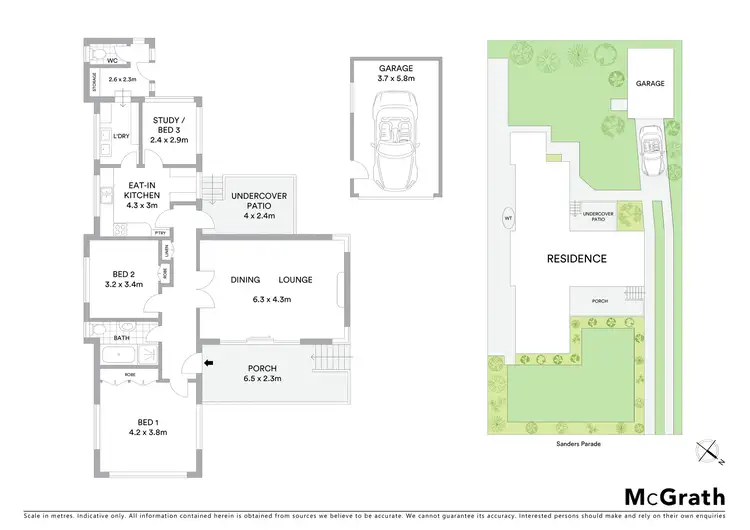 Floorplan of Homely house listing, 14 Sanders Parade, Concord NSW 2137