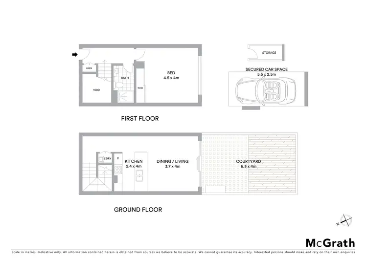 Floorplan of Homely apartment listing, 5/331 Miller Street, Cammeray NSW 2062